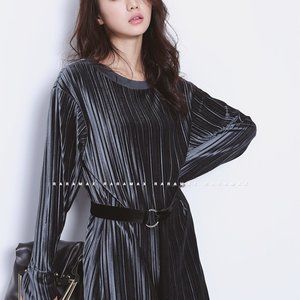 Vintage Style Velvet Dress